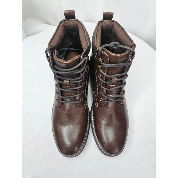 Club Room Men's Westin Lace-Up Boots Tan Size 8M NWT - Picture 4 of 7